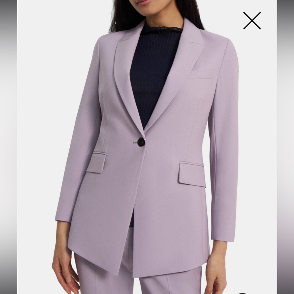 Theory Pant suit in Wisteria